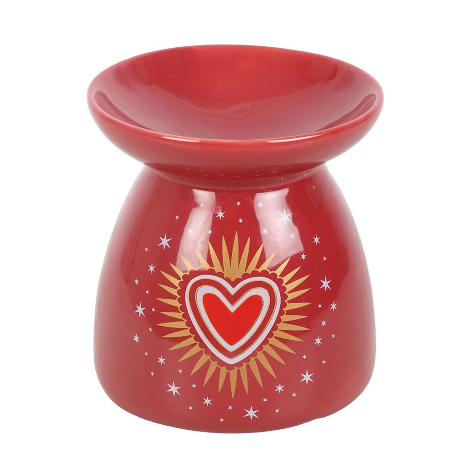 Something Different Sacred Heart Oil Burner in Maroon