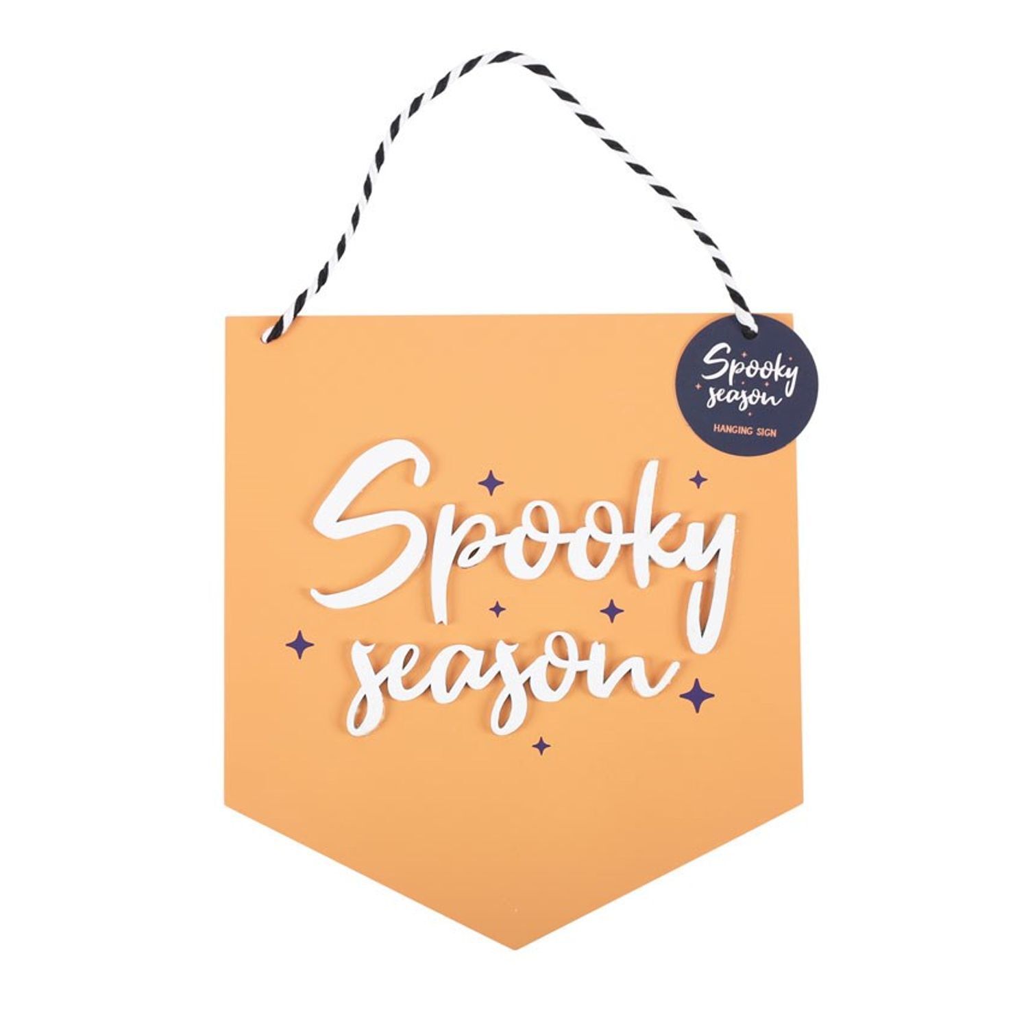 Something Different Spooky Season Hanging Plaque - Orange - One Size