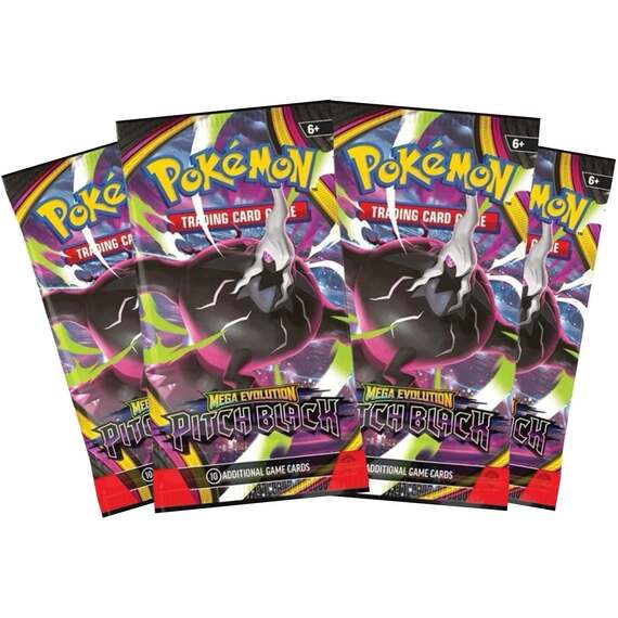 Pokemon Trading Card Booster Pack Abyss Eye English Pitch Black - 4 Booster Packs