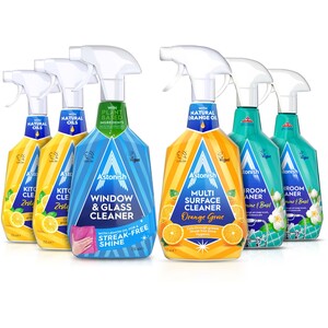 Astonish Cleaning Bundle - Kitchen - Bathroom - Multi Purpose - Glass 750ml