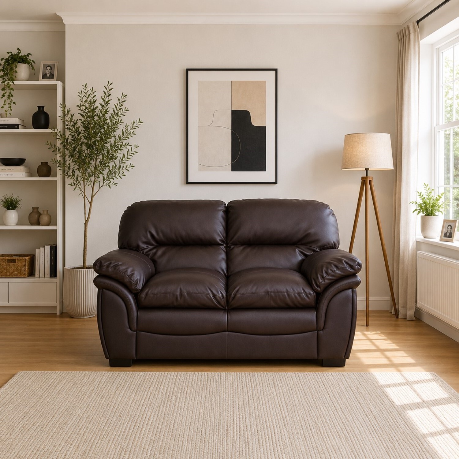 Artemis Home Leverton 2 Seat Sofa - Brown