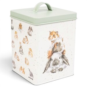 Furry Friends Design Treat Storage Tin