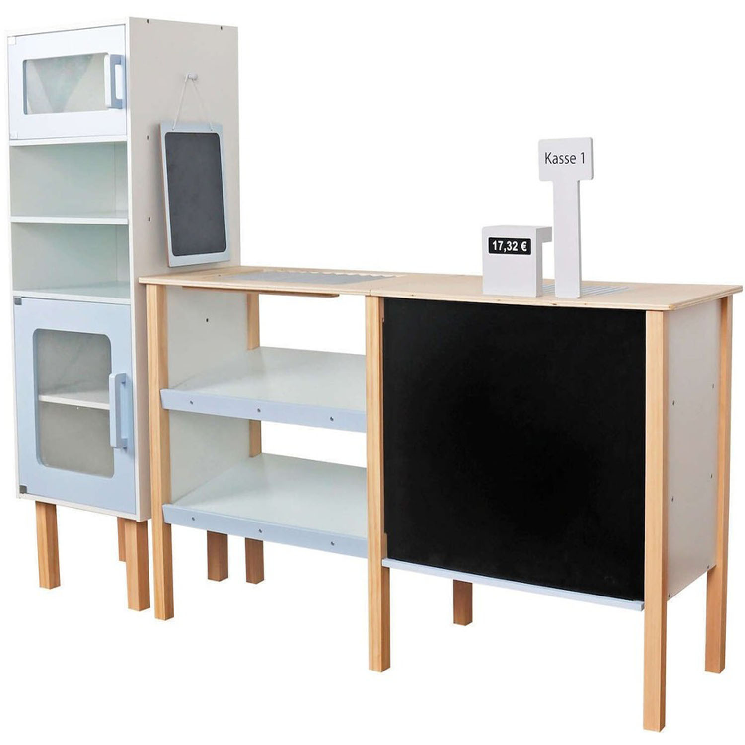Kids Wooden Grocery Store Supermarket - White