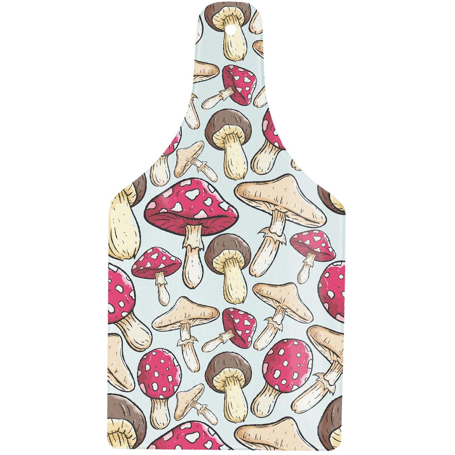 Image of Mushrooms Large Bottle Serving Board -&hellip;