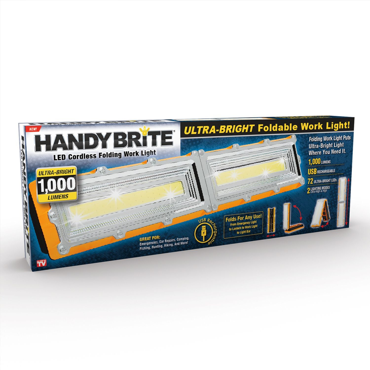 Jml Handy Brite Foldable Work Light - Orange
