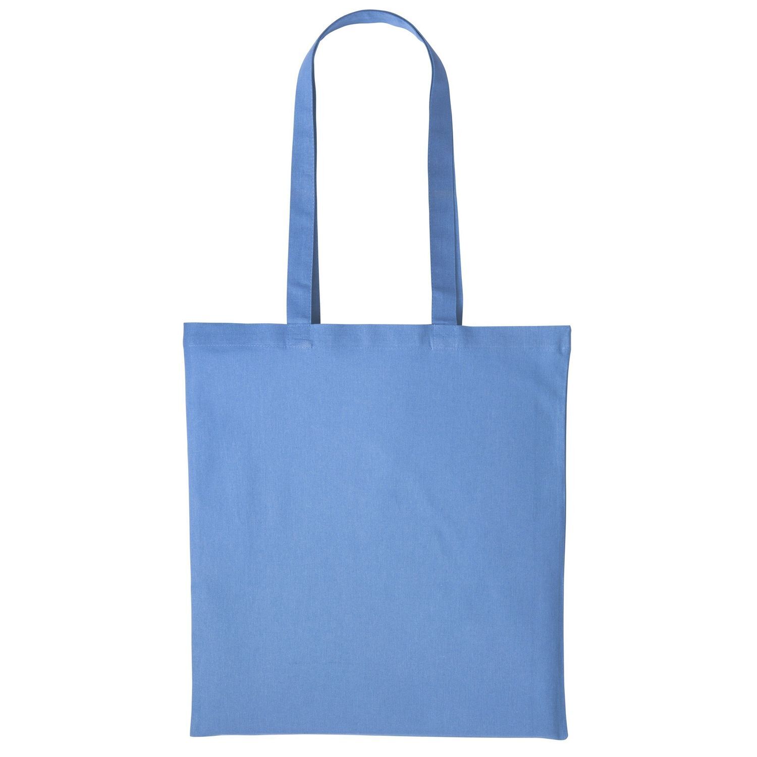 Nutshell Plain Strong Shoulder Shopper Bag - Cornflower Blue