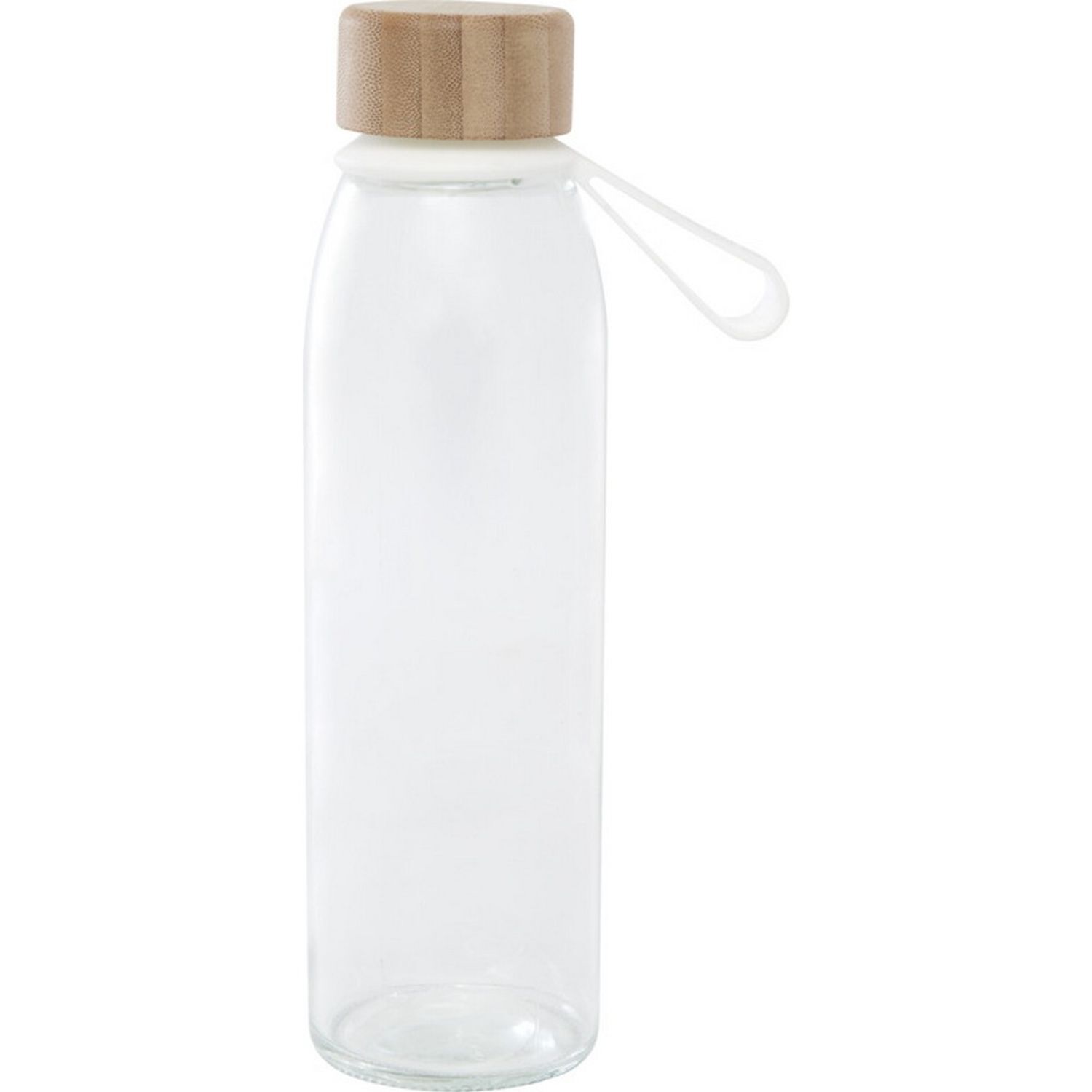 Floso Porto Bamboo 500Ml Water Bottle - Transparent