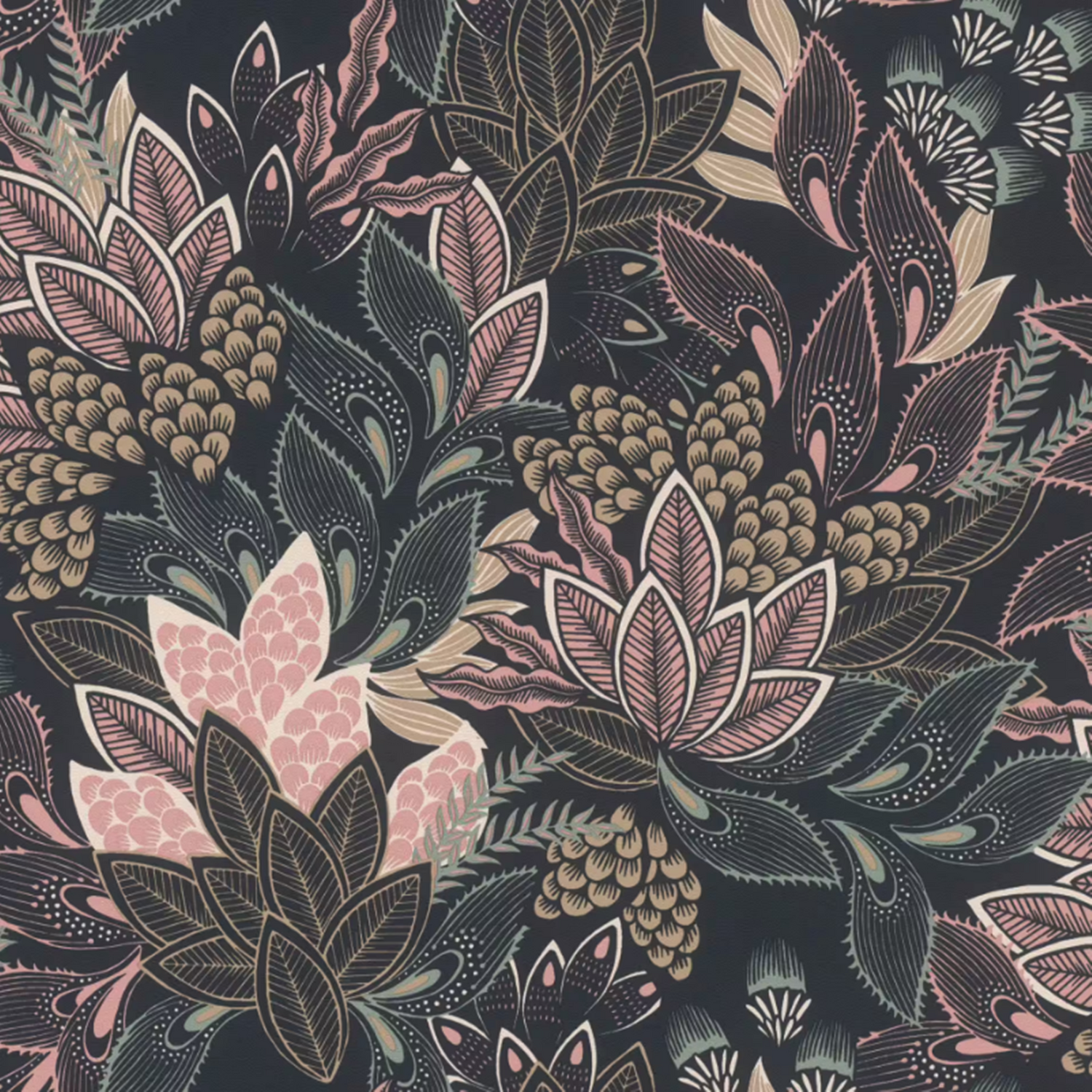 Holden Decor Black Floral Paste The Wall Wallpaper 866247 - Black - Image 4