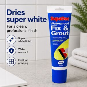 White Fix Grout Adhesive Waterproof Tile Adhesive Grout Ready To Use