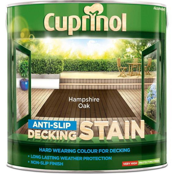 Anti-Slip Decking Stain - Hampshire Oak 2.5L