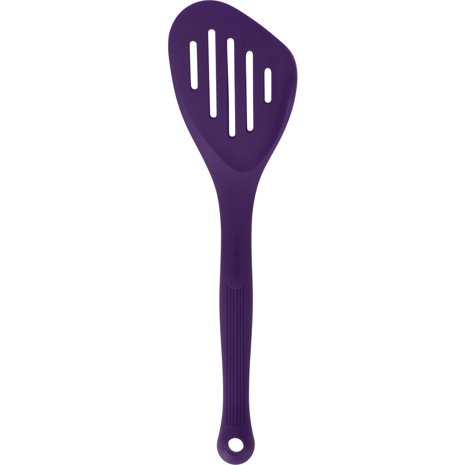 Colourworks Cw Slotted Turner 28Cm Silicone Purple - Purple