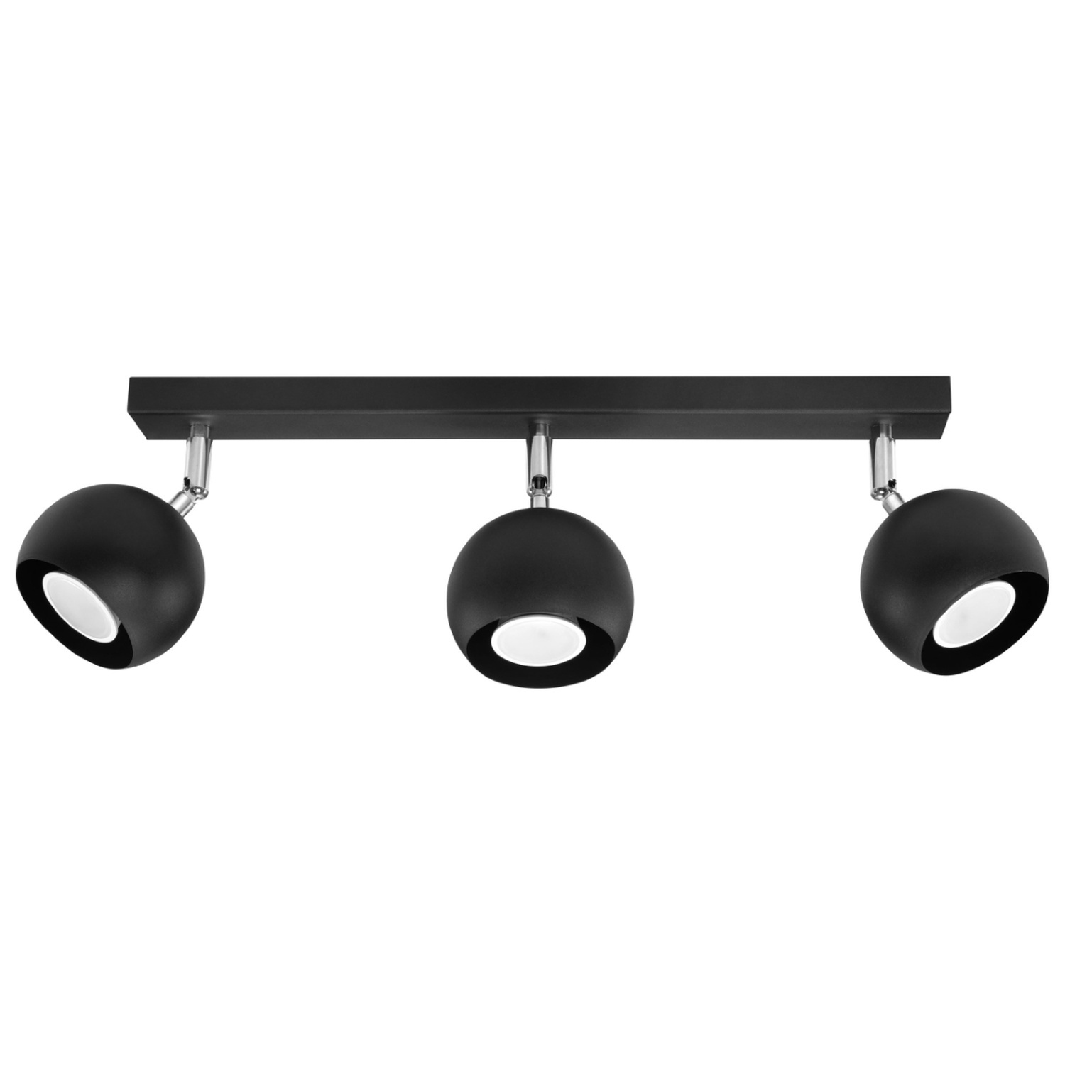 Sollux Lighting Ceiling Lamp Oculare 3 Black - Black