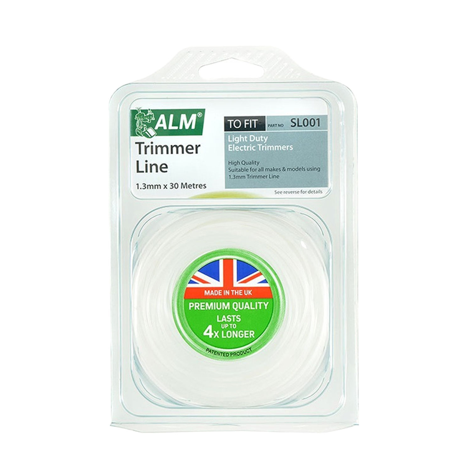 Alm Trimmer Line For Lightweight Duty Electric Trimmer 30M X 1.3Mm - One Colour