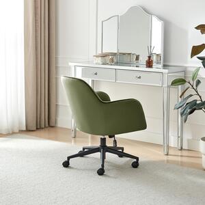 Vivienne Velvet Swivel Office Chair