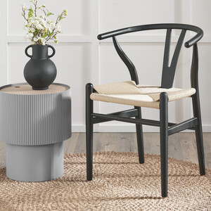 Wishbone Dining Chair - Black