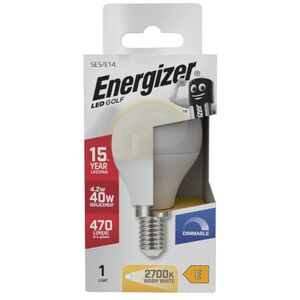 Energizer E14/SES LED Golf Bulb A