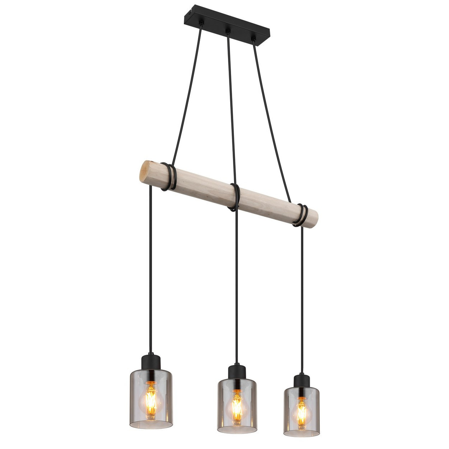 Globo Lighting Hadera Pendant Light Black