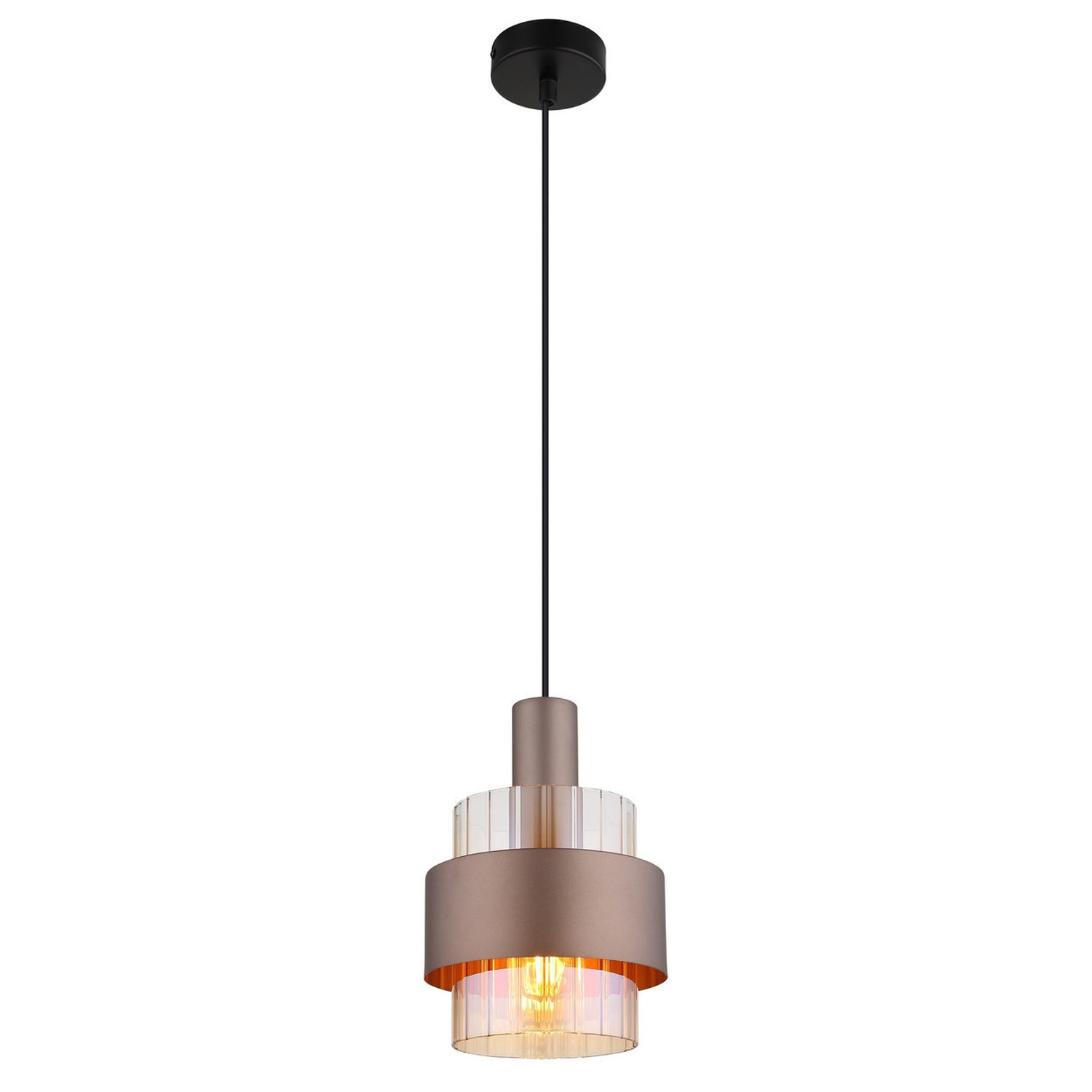 Globo Milley Hanging Light, Ø 19 Cm, Bronze-Coloured, Metal - Image 3