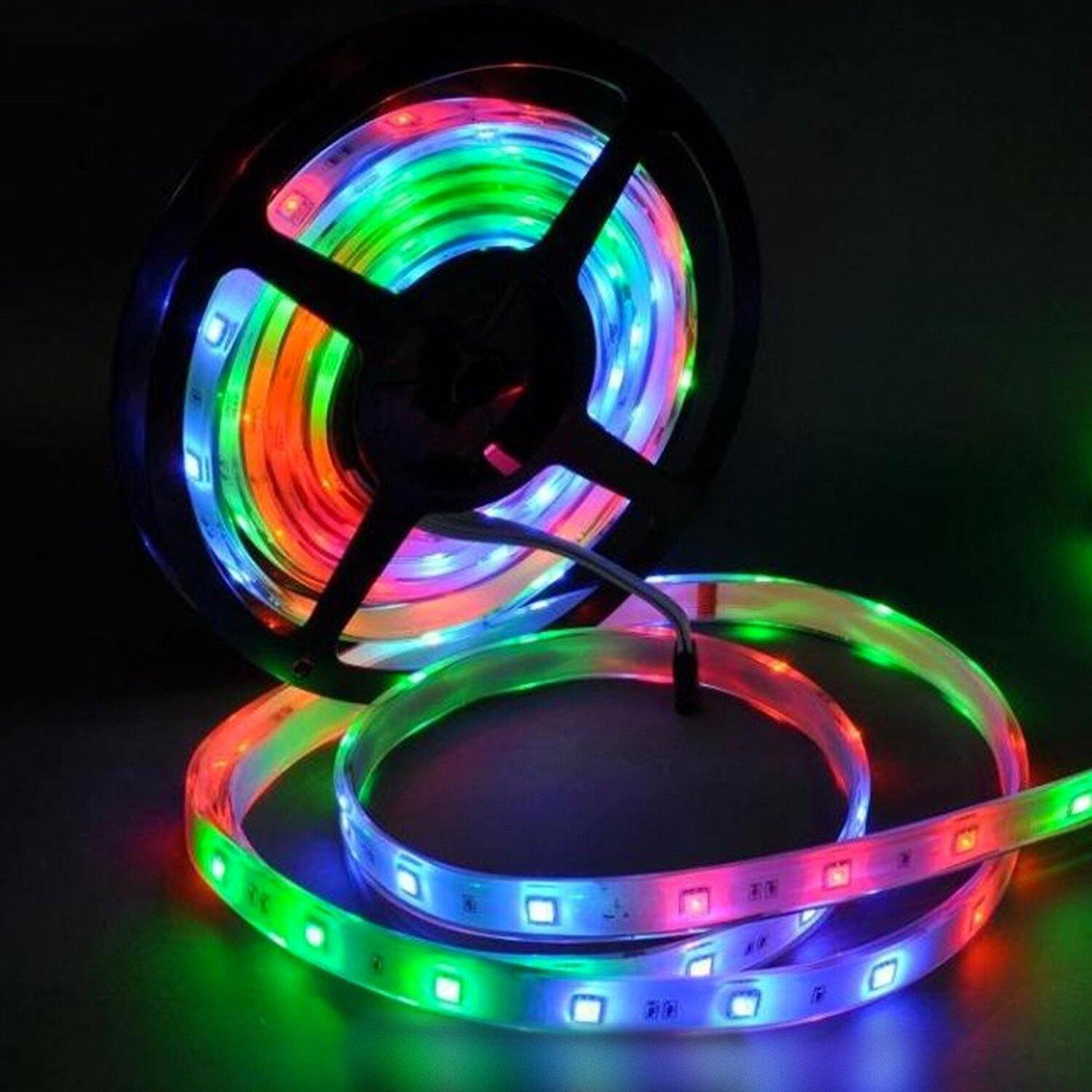 Ener-J Magic Rgb Outdoor Led Strip Light Kit Ip65 With Remote And Uk Plug