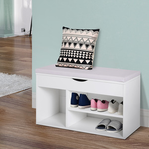 HOMCOM Wooden Shoes Cabinet and Organiser