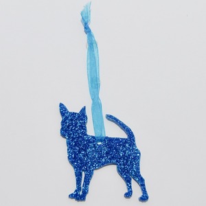 Glitter Chihuahua Style 1 Christmas Decoration