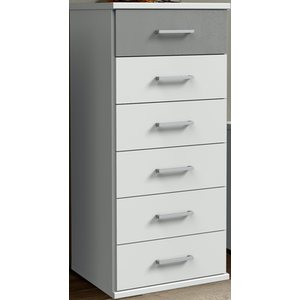 White And Grey Slim Chest