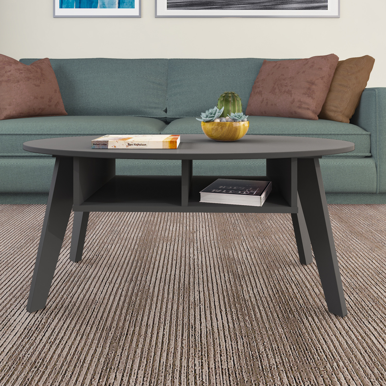 Seconique - Naples Coffee Table - Grey thumbnail