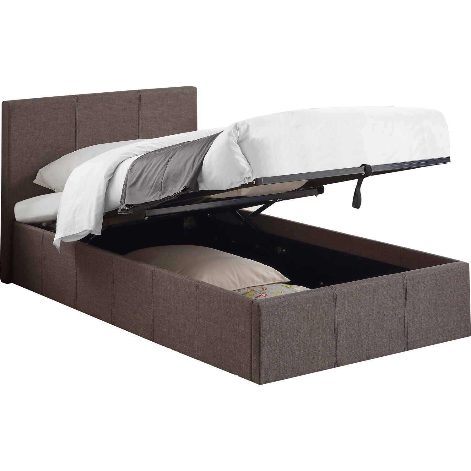 Birlea Berlin Ottoman Bed - Grey Single