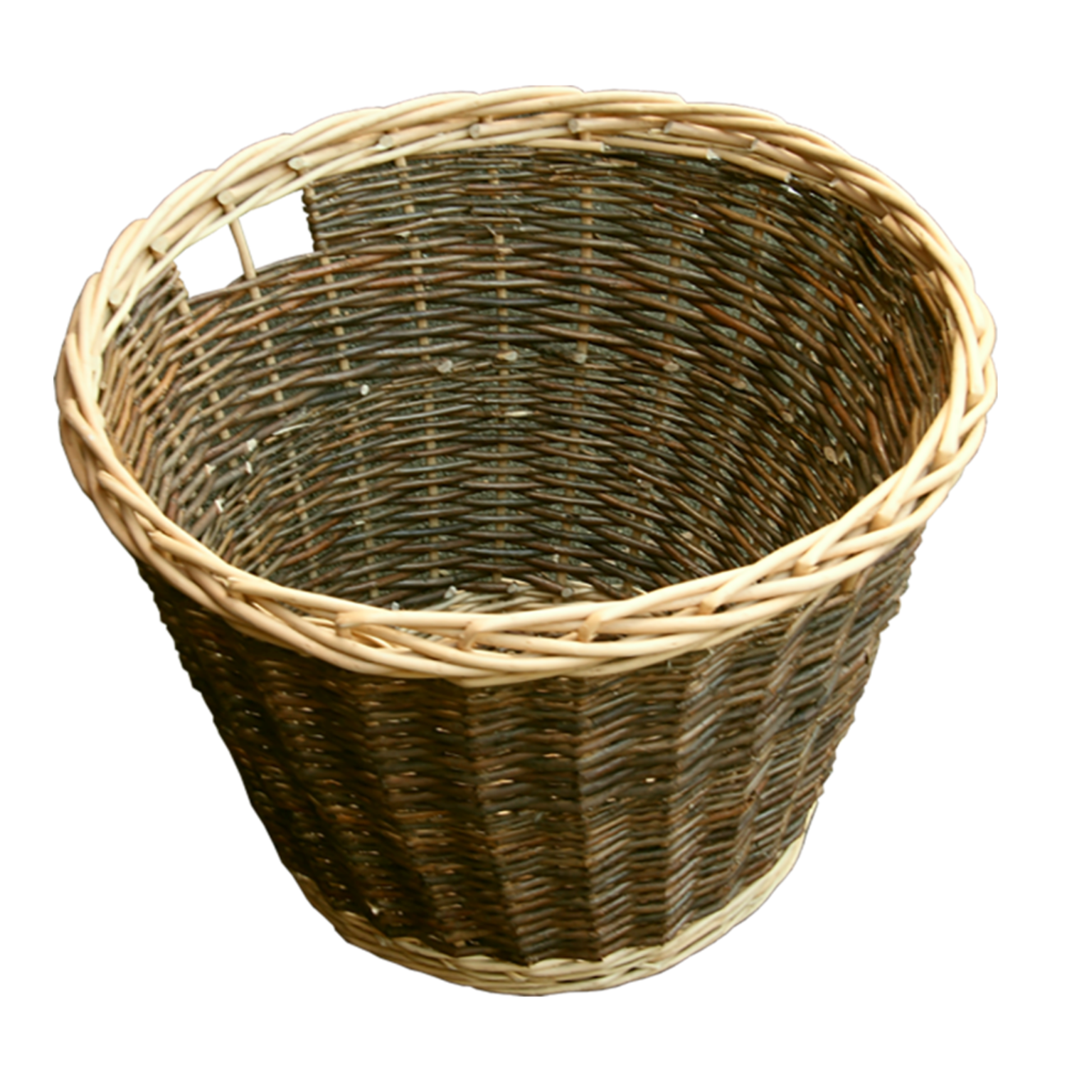 Rustic Log Baskets Round Rustic Log Basket