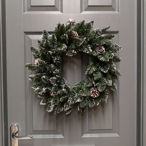 Rocky Mountain Snow Tipped Christmas Wreath