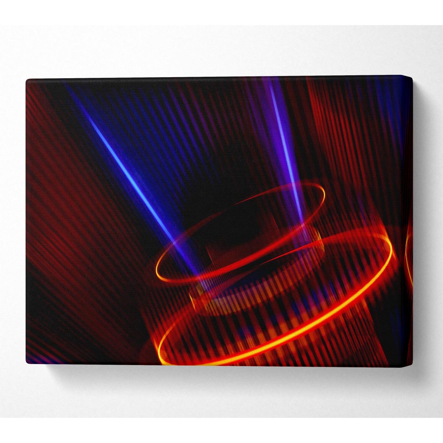 Wallart-Direct - Cogs Of Light Canvas Print Wall Art - Yellow / 101.6cm thumbnail