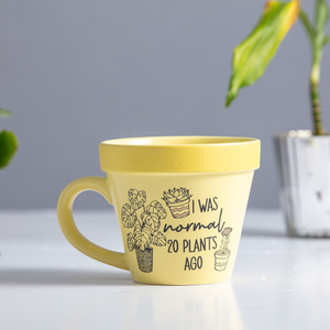 '20 Plants Ago' Plant-a-holic Plant Pot Mug