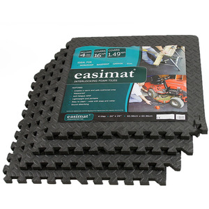 Gym Garage Protective Mats in Dark Grey