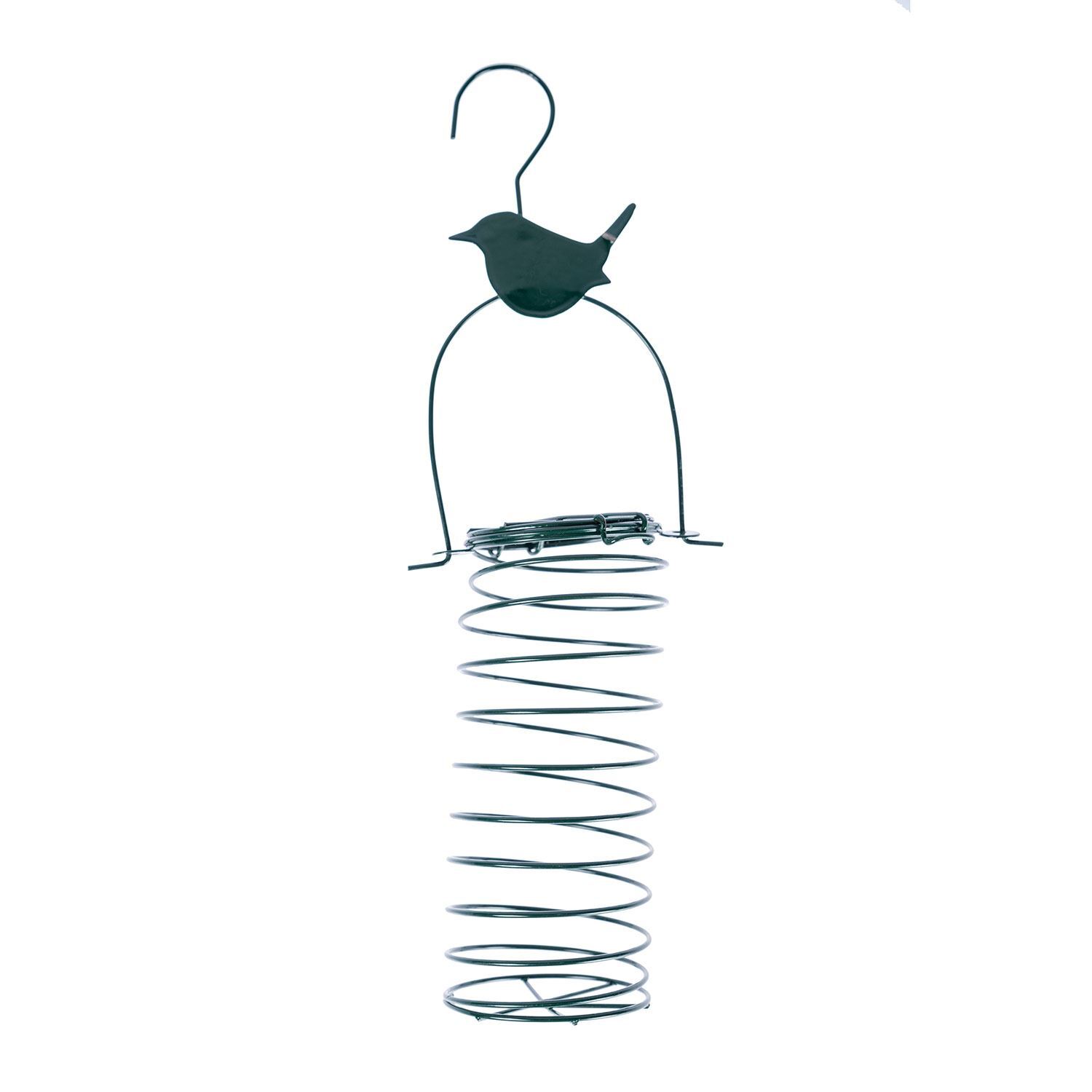 Image of Metal Hanging Bird Feeder with Bird&hellip;