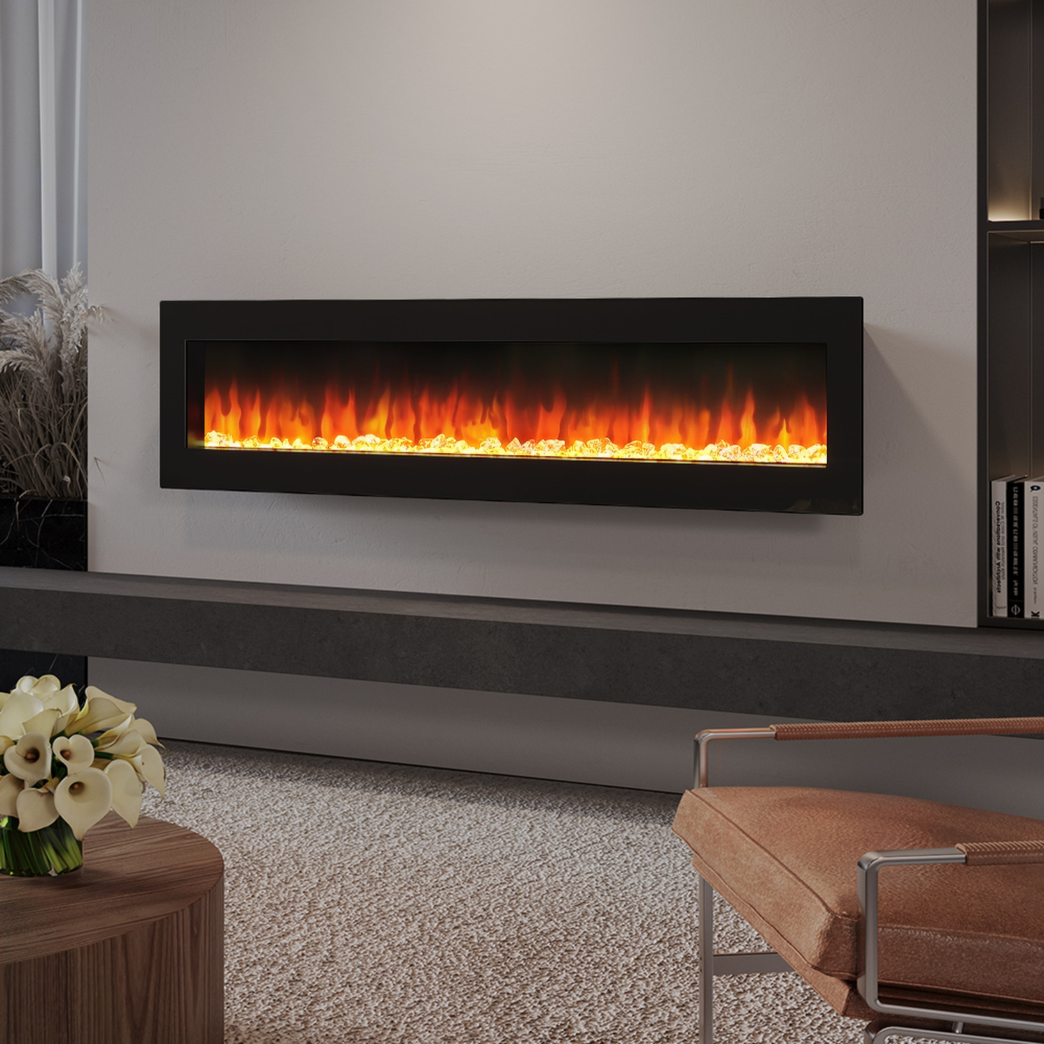 Wall Mount Electric Fireplace