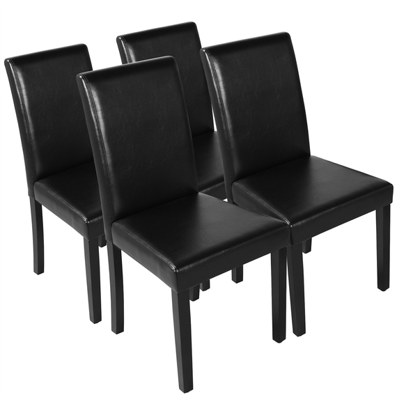 Set of 4  High Back Padded Parson Dining Chair