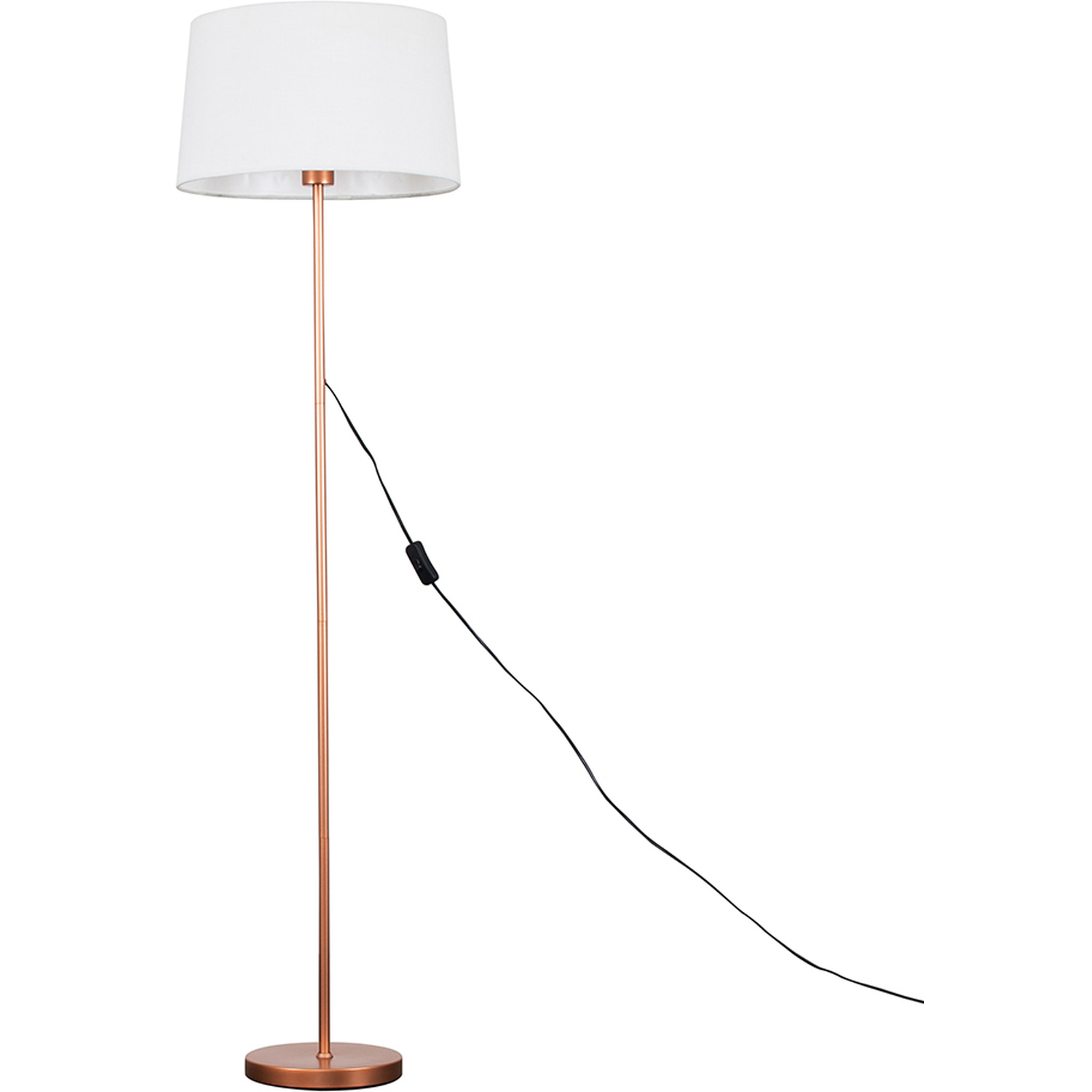 Image of Charlie Modern Stem White Floor Lamp&hellip;