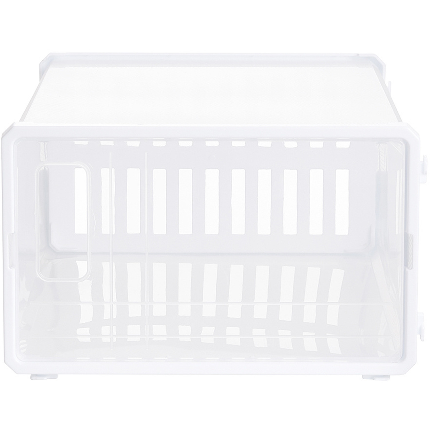 12pcs Dustproof Shoe Storage Box - White 33cm
