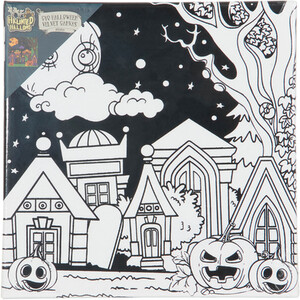 Colour Your Own Halloween Canvas