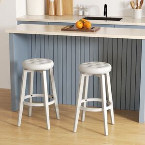 Counter Height Stools Swivel Bar Stool Set of 2
