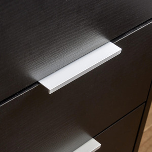Black Home Source Phoenix 3 Drawer Bedside  shot 6115028