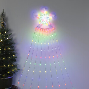 Star Waterfall Multicoloured LED Light