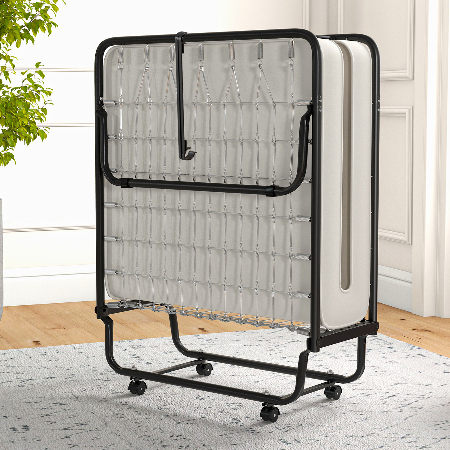 Folding Guest Bed - White