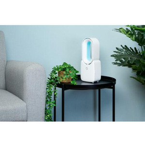 Bladeless Table Fan with Built-In Light