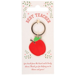 Best Teacher Apple Keyring