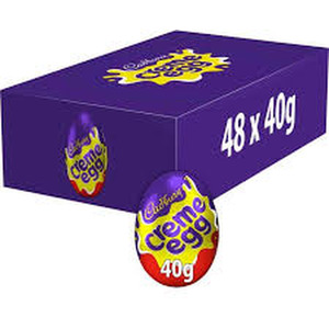 Blue Cadbury Easter Creme Egg 48 x 40g Chocolates shot 7952750