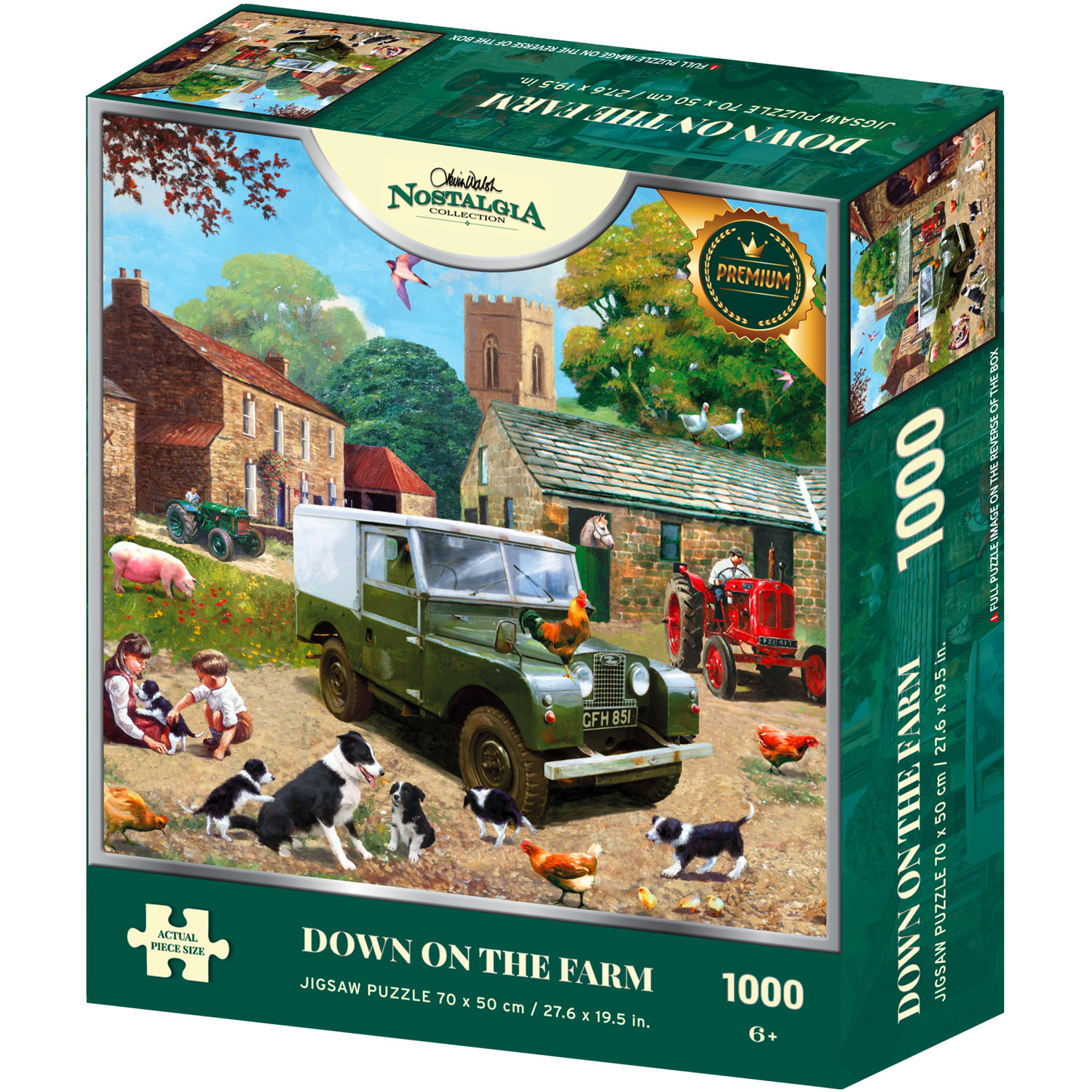 Nostalgia Collection Down On The Farm 1000pc Jigsaw Puzzle