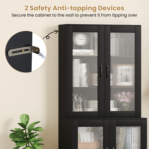 Kitchen Pantry Cabinet Modern Storage Cabinet