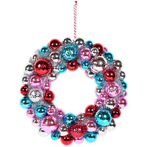Colourful Disco Ball Wreath
