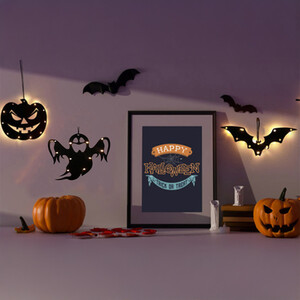 3-Pack Halloween Pumpkin LED Decorative Lights